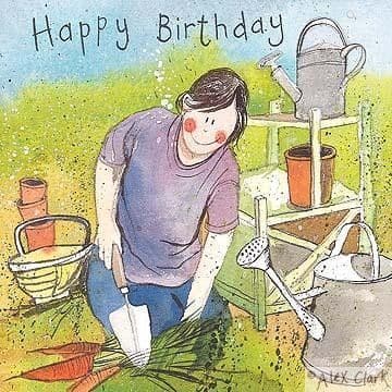 Gardening Birthday Card