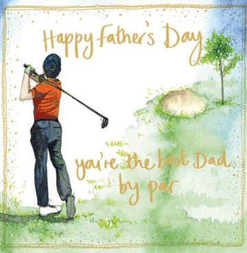 Golf Fathers Day card