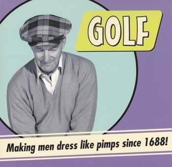 Golf Greetings Card