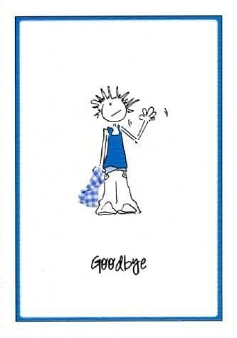 Goodbye Greetings Card