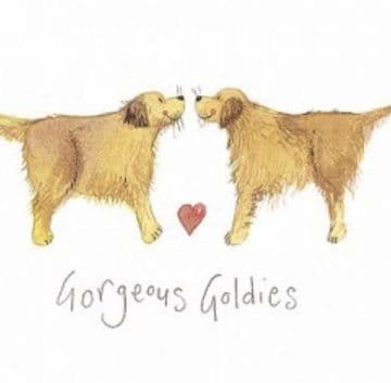 Gorgeous Goldies Any occasion greeting card