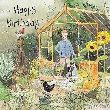 Greenhouse Birthday Card