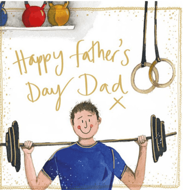 Gym Fathers Day card