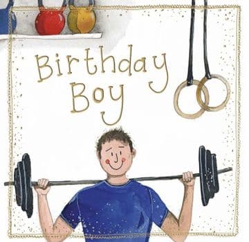 Gym Kit Birthday card