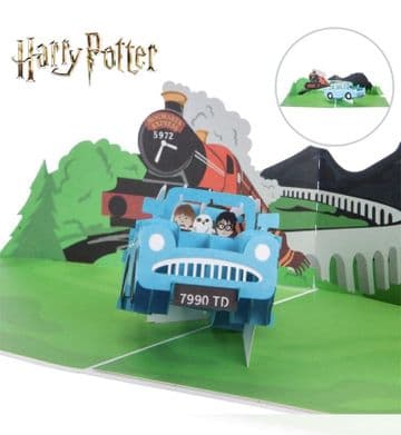 Harry Potter Ford Anglia Pop up Greeting card