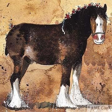 Heavy Horse Any occasion greeting card