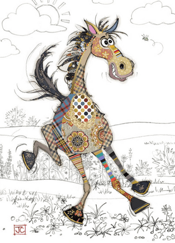 Herbie Horse Blank greeting card