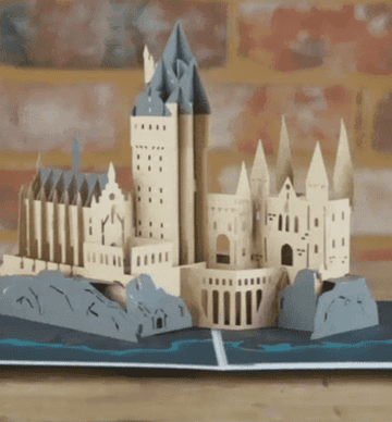 Hogwarts Castle Pop up Greeting card