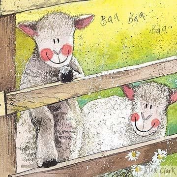 Lambs at the Gate Any occasion greeting card