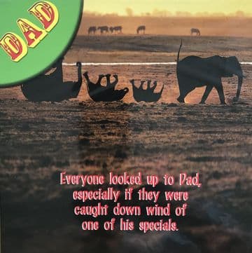 Looked up Fathers Day Card