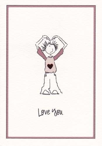 Love You Greetings Card