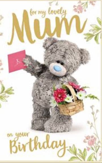 Lovely Mum ( 3D ) Birthday card