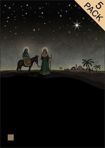 Mary and Joseph 5pk Christmas cards