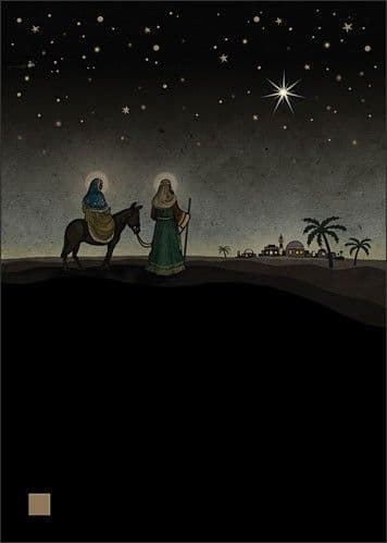 Mary and Joseph Christmas card