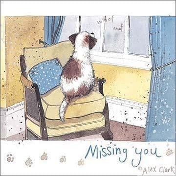 Missing You Greetings Card