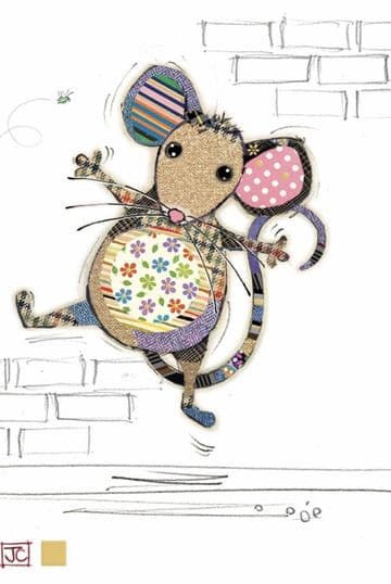 Molly Mouse Blank greeting card