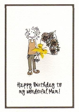 My Wonderful Mum Birthday Card
