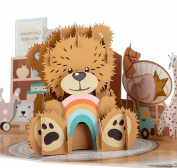 New Baby Bear Pop up Greeting card