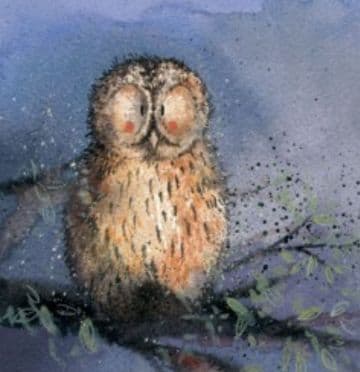 Night Owl Any occasion greeting card