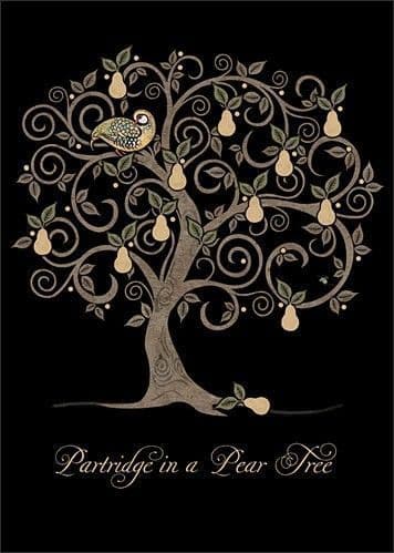 Pear Tree Christmas card