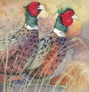 Pleasant Pheasants Any occasion greeting card