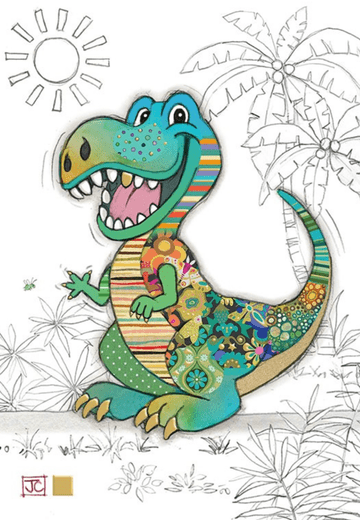 Rufus Rex Blank Greeting card