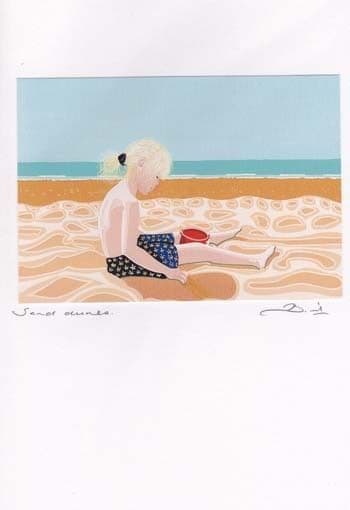 Sand Dunes Greetings Card