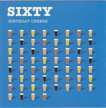 Sixty Birthday Card