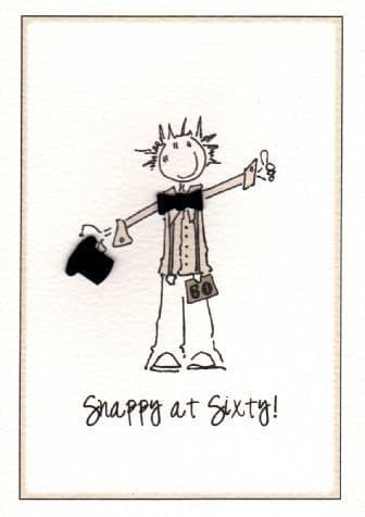 Snappy at Sixty Birthday Card