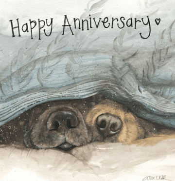 Snouts Anniversary card