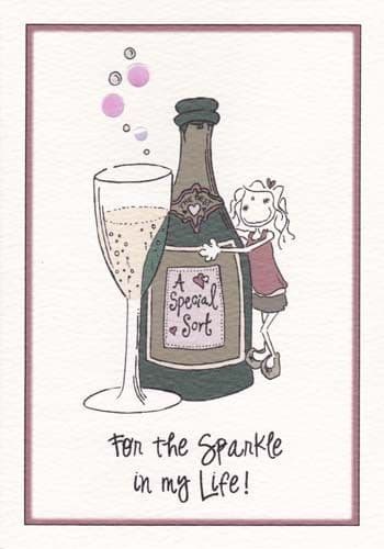 Sparkle in my Life Greetings Card