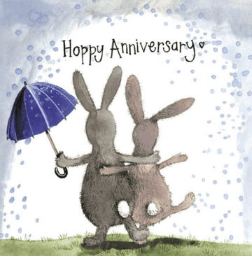 Starlight Rain and Shine Anniversary card