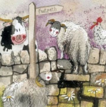 Stone wall Any occasion greeting card