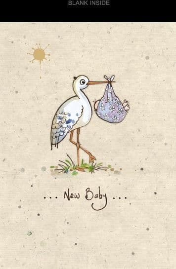Stork New Baby Card