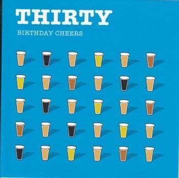 Thirty Birthday Card