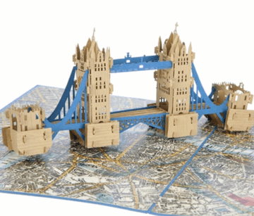 Tower Bridge Pop up Greeting card card