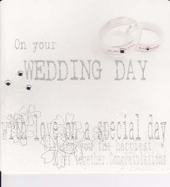 Wedding Day Greetings Card