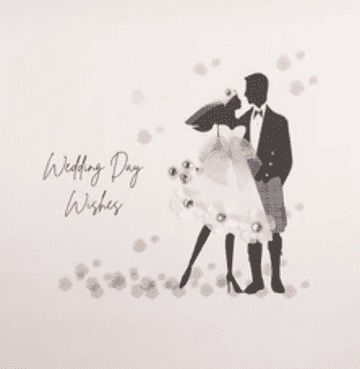 Wedding Day wishes (Scotland / Kilt ) Wedding Day card