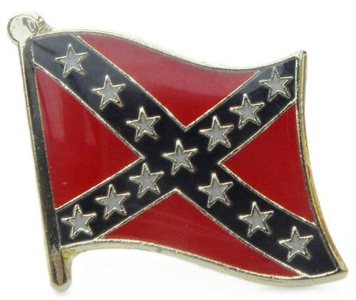 10 PCS x Confederate Flag Lapel Hat Cap Tie Pin Badge Rebel Gift Dixie Gift Souvenir