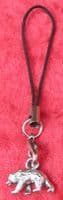 10 x Polar Bear Mobile Straps Handbag Metal Charms -New