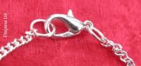 18 or 24 Inch Fine Necklace & Turkish Evil Eye Pendant Amulet ayn al-asd Nazar