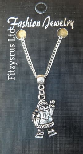 18" or 24 Inch Santa Claus & Necklace Saint Nick St Nicholas Father Christmas