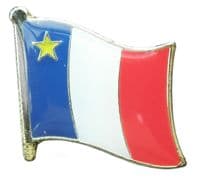 Acadia Flag Lapel Hat Cap Tie Pin Badge Acadians Souvenir Gift New France