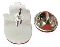 Ahimsa Hand Lapel Hat Cap Tie Pin Badge Brooch Jainism Jain Vow of Ahimsa