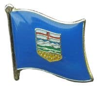 Alberta Country Flag Lapel Hat Cap Tie Pin Badge / Brooch - Brand New