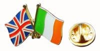 America USA Ireland Eire Friendship Lapel Hat Tie Cap Pin Badge Stars & Stripes