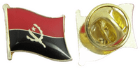 Angola Country Flag Lapel Hat Cap Tie Pin Badge / Brooch ya Ngola Republic New