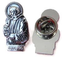 Apostle San Padre Pio Lapel Hat Cap Tie Pin Badge St Pio da Pietrelcina Brooch