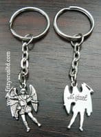 Archangel Michael Miguel Keyring Holy Religious Saint St Mîkhā'ēl Key Ring