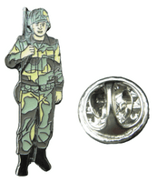 Army Lapel Hat Tie Cap Pin Badge Soldier Armed Forces Combat Fighter Brooch New
